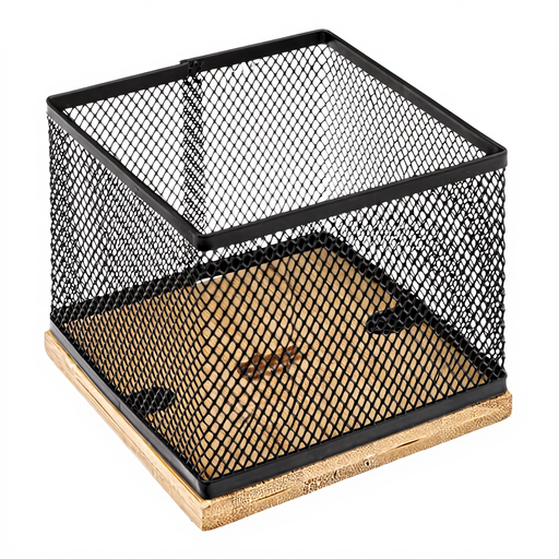 5Five Mayaj Pen Holder in Metal & Bamboo