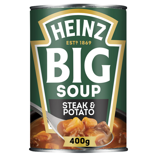 Heinz Big Soup Steak & Potato 400g can