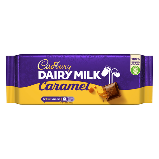 Cadbury Dairy Milk Caramel Chocolate Bar 180g