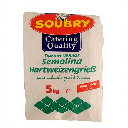 Soubry 5 kg 粗粒小麦粉大袋装