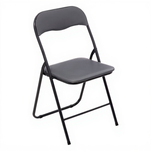 Folding Chair PU Grey