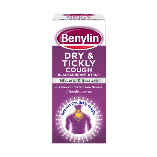 Benylin Dry & Tickly Cough Syrup Blackcurrant Flavour - 125ml