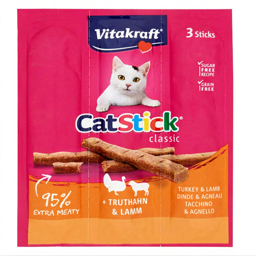 Vitakraft - Cat Stick with turkey and lamb