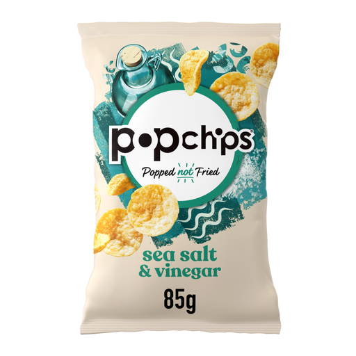 PopChips Sea Salt & Vinegar 85g bag