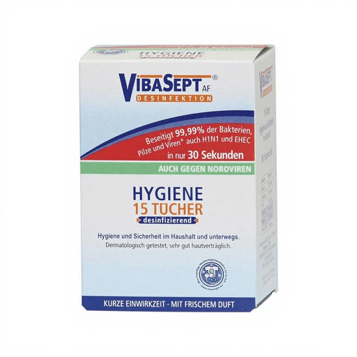 Vibasept Hygienische Desinfektionstücher 15 Stk