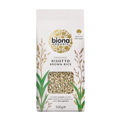 Biona Organic Risotto Brown Rice 500g