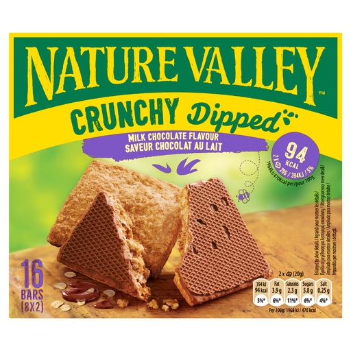 Nature Valley Crunchy Dipped Milk Chocolate 160g