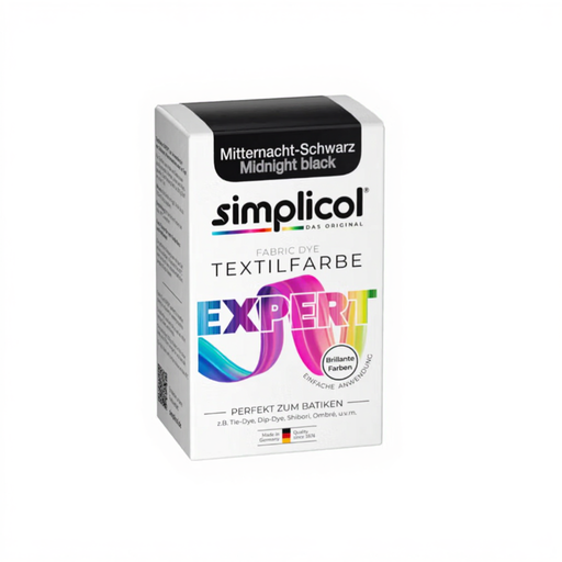 Simplicol Expert Textilfarbe Mitternacht-Schwarz