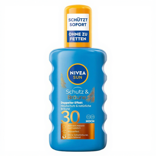 NIVEA Sun Protection & Tanning Spray SPF30 200ml
