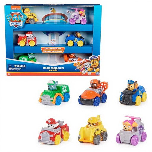 Spin Master Paw Patrol Pup Squad Racers 6-Pack