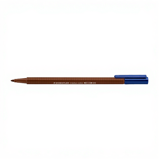 Triplus Color rPP Fiber Pen, Brown
