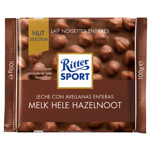 Ritter Sport Melk Hele Hazelnoot