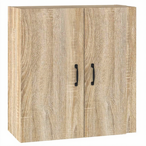 vidaXL Wall Cabinet - Processed Wood, Sonoma Oak, 60 x 31 x 60 cm