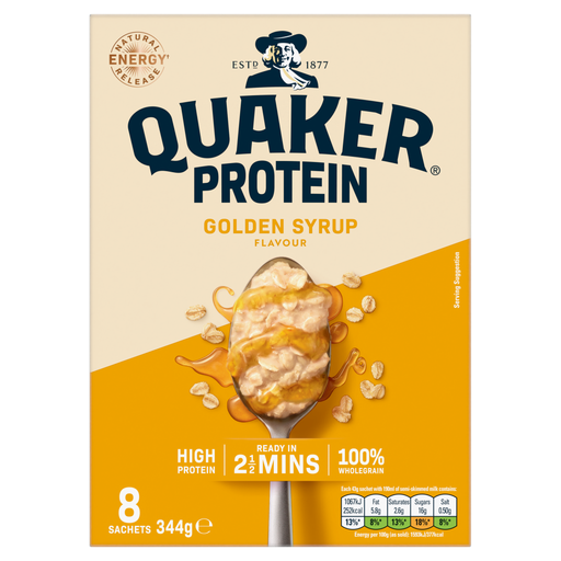 Quaker Oat So Simple Golden Syrup Protein Sachets