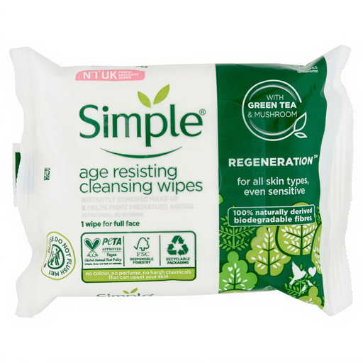 Simple Age Resisting Biodegradable Wipes