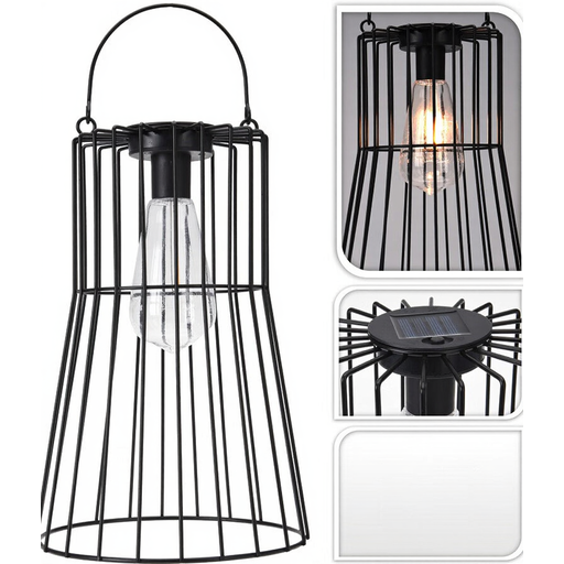 Progarden Solar Lamp - Black, 29.5 cm