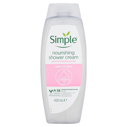 Simple Kind to Skin Shower Cream Nourishing 450ml