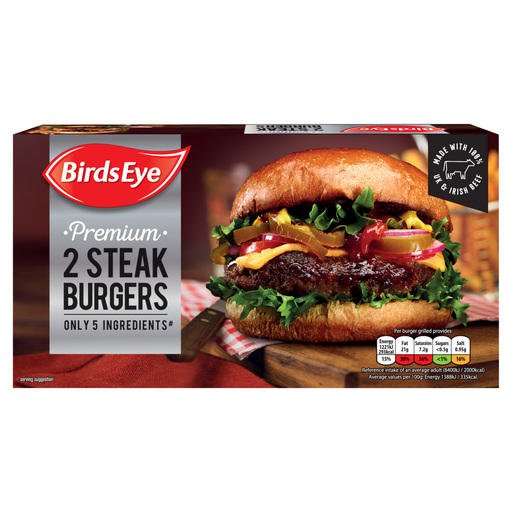 Birds Eye Inspirations 2 5oz Steak Burgers