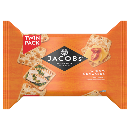 Jacobs Cream Crackers Twin Pack 2x200g
