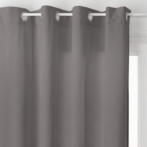 Atmosphera Lilou Curtain in Dark Grey