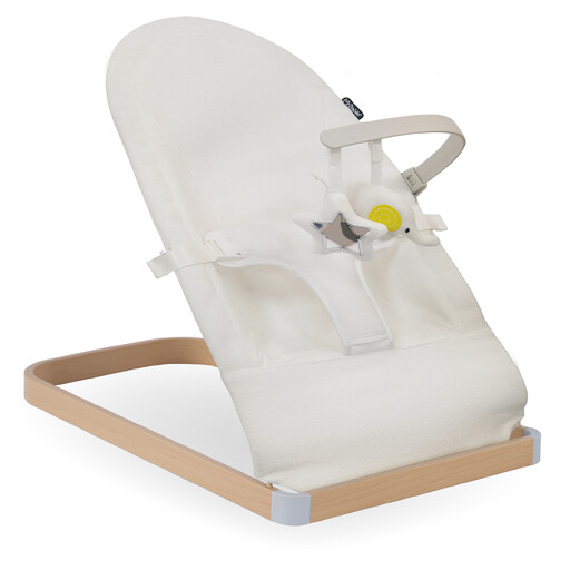 My Babiie Baby Bouncer With Toy Bar in Cream