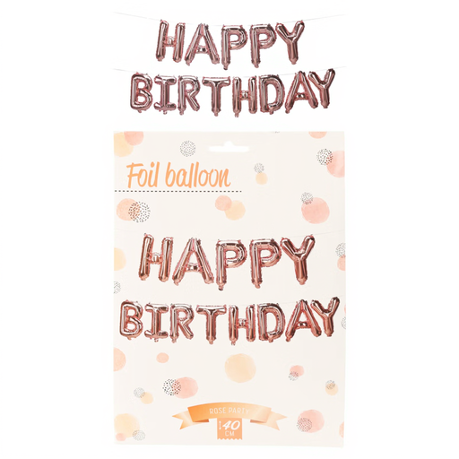 Balloon Wrap Happy Birthday Style