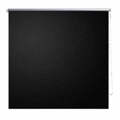 VidaXL Blackout Roller Blind - 140x230cm, Black