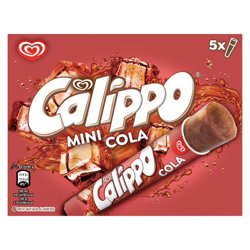 Wall's Calippo Ice Lolly Mini Cola 5x 80 ml
