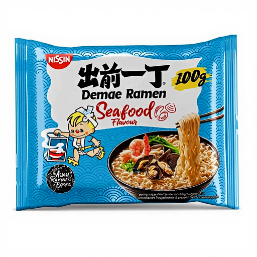 NISSIN Instant Demae Ramen Noodle Seafood