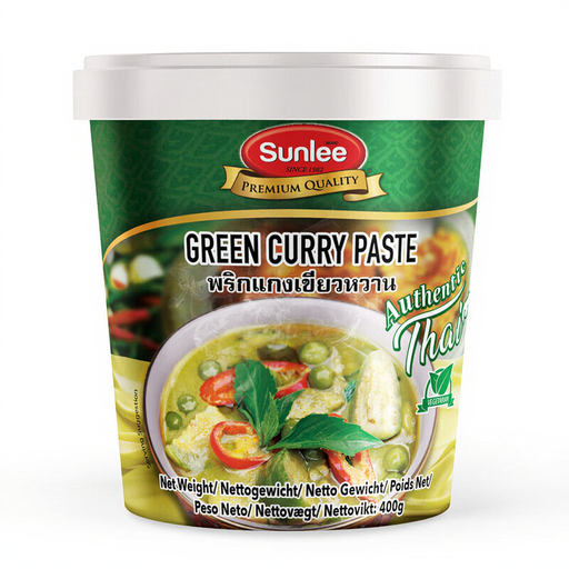 Sunlee Vegan Green Curry Paste 400g