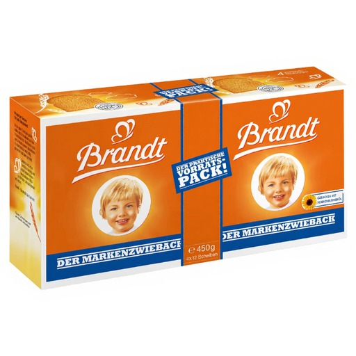 Brandt Classic Rusk Double Pack 450g