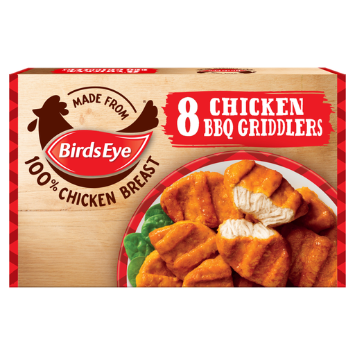 Birds Eye 8 BBQ Chicken Griddlers 204g pack