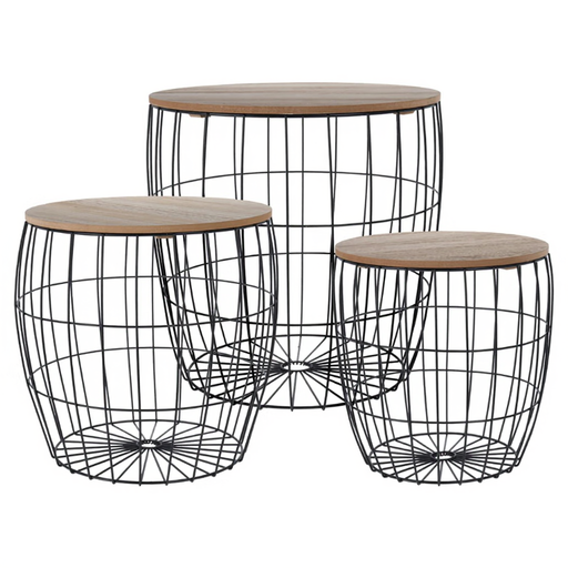 Koopman Design 3PCS Metal Coffee Table Set