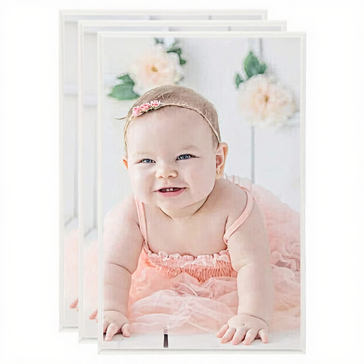 VidaXL Photo Frame Set - 3 pcs, 13 x 18 cm, Silver