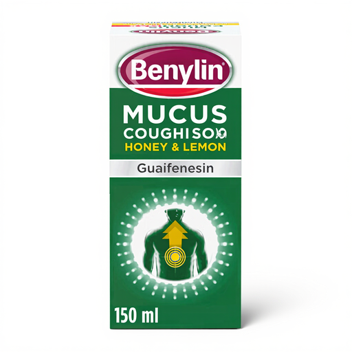 Benylin Mucus Cough Max Syrup Honey & Lemon Flavour