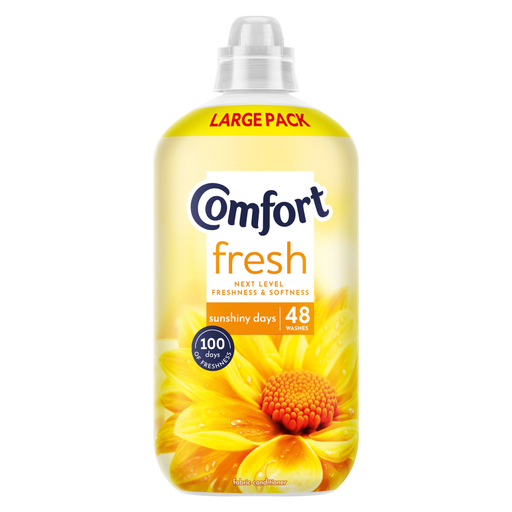 Comfort Fresh 阳光明媚衣物柔顺剂 48次洗涤 1.4L
