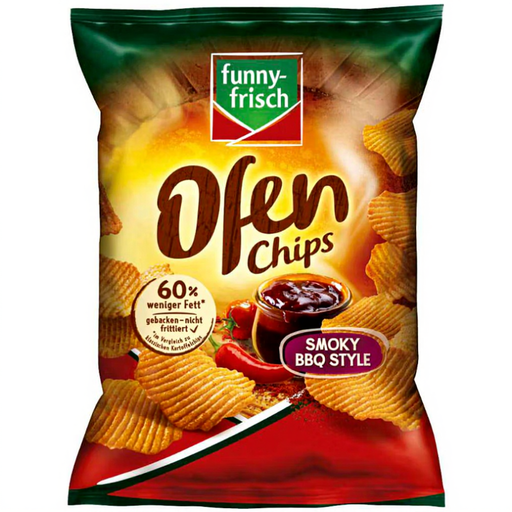 Funny-Frisch Ofen Chips Paprika Smoky BBQ, 115 g pack