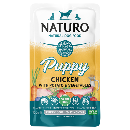 Naturo Natural Dog Food Puppy Chicken