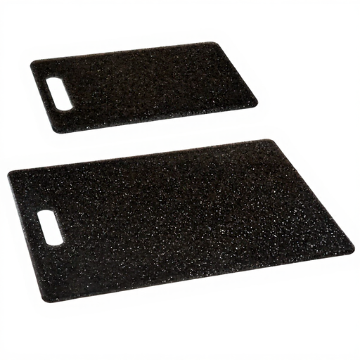 Set aus 2 PP-Schneidebrettern in Steinoptik