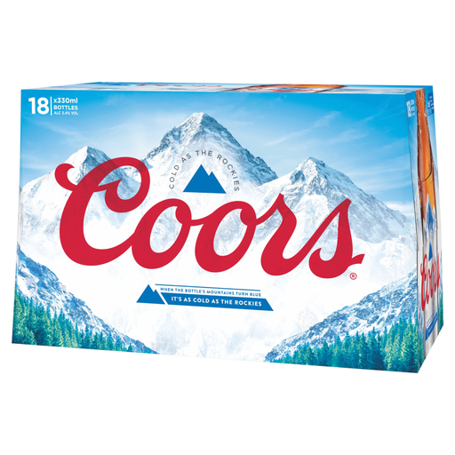 Coors 18 Pack 3.4% 18 x 330 ml