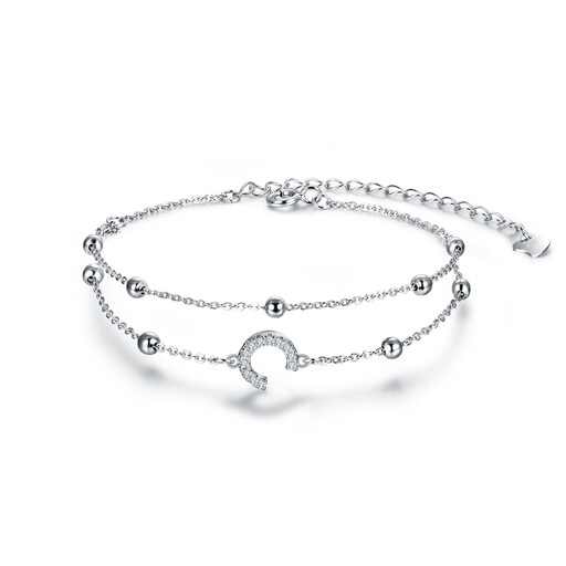 Ever Faith Layered Initial Bracelet