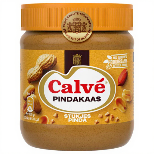 Calvé Pindakaas Met Stukjes Noot