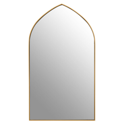 Interiors by Premier Wall Mirror Matera Arched Gold