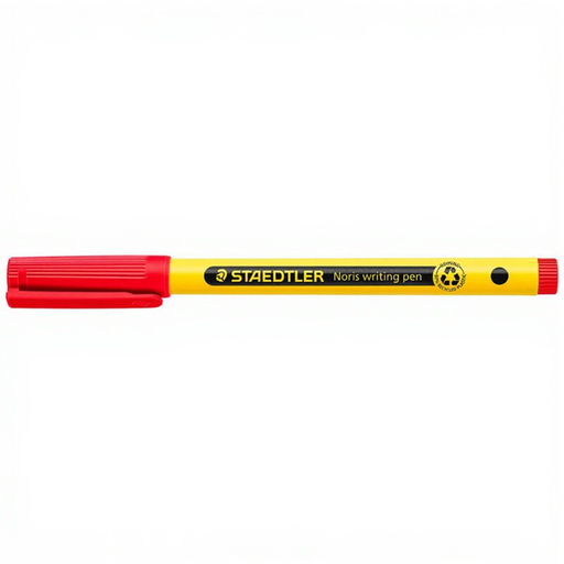 STAEDTLER Noris Writing Pen in Recycled Plastic – Red
