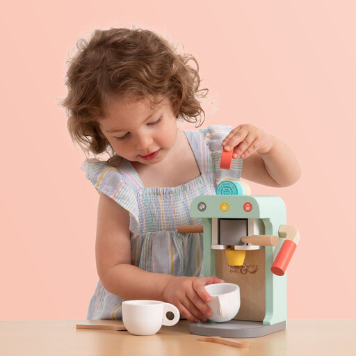 Owl and Fox Wooden Coffee Maker