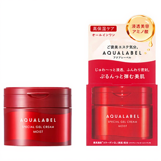 AQUALABEL Special Gel Cream (Red - Moist) 90g