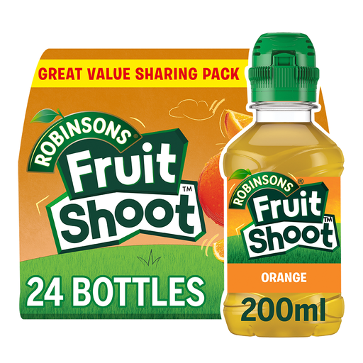 Fruit Shoot Orange Juice Drink 24 × 200ml