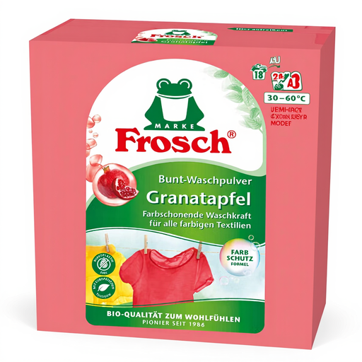 Frosch Powder Laundry Detergent Pomegranate Color 1.45kg 22WL