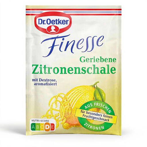 Dr. Oetker Finesse Geriebene Zitronenschale (3 Beutel à 6 g) 18 g