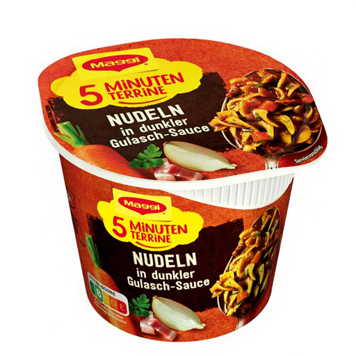Maggi 5 Minuten Terrine Noodles in Goulash Sauce 60g